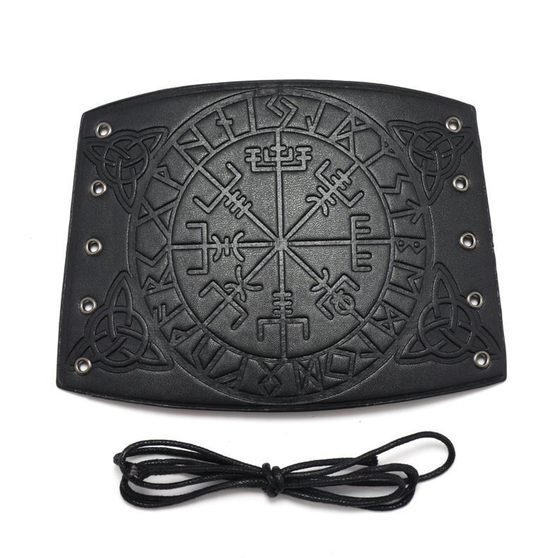 Title 5, Leather Arm Guard Retro Nordic Viking Totem Pun...