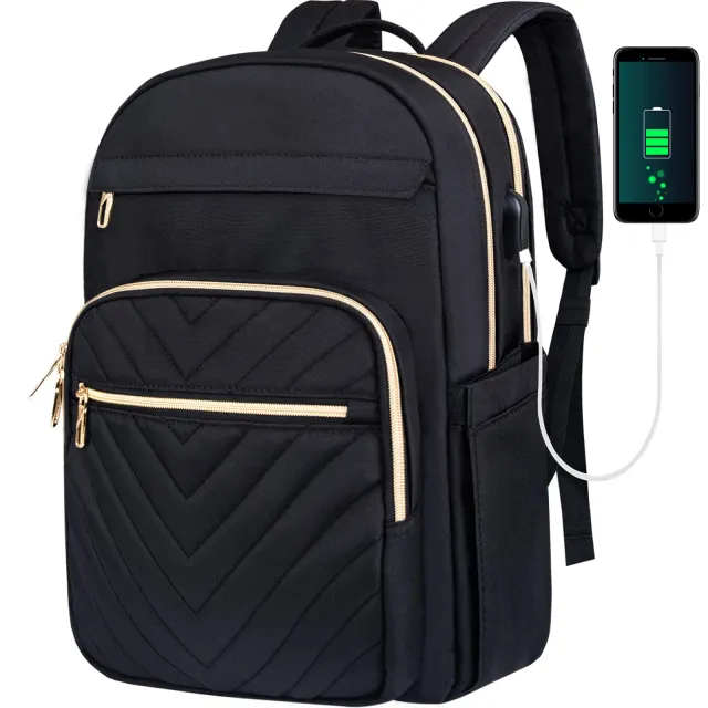 Business Backpack Student Backpack Large Capacity Black - Shop at LoveMi