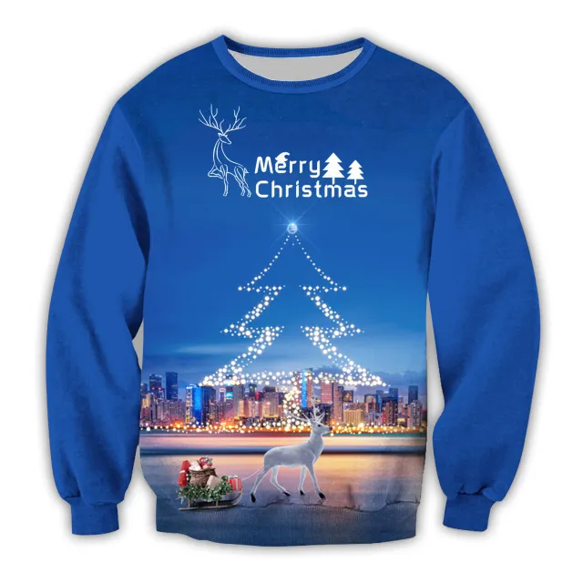 3D Digital Printing Christmas Hoodie Yq0324 3Xl - Shop at LoveMi