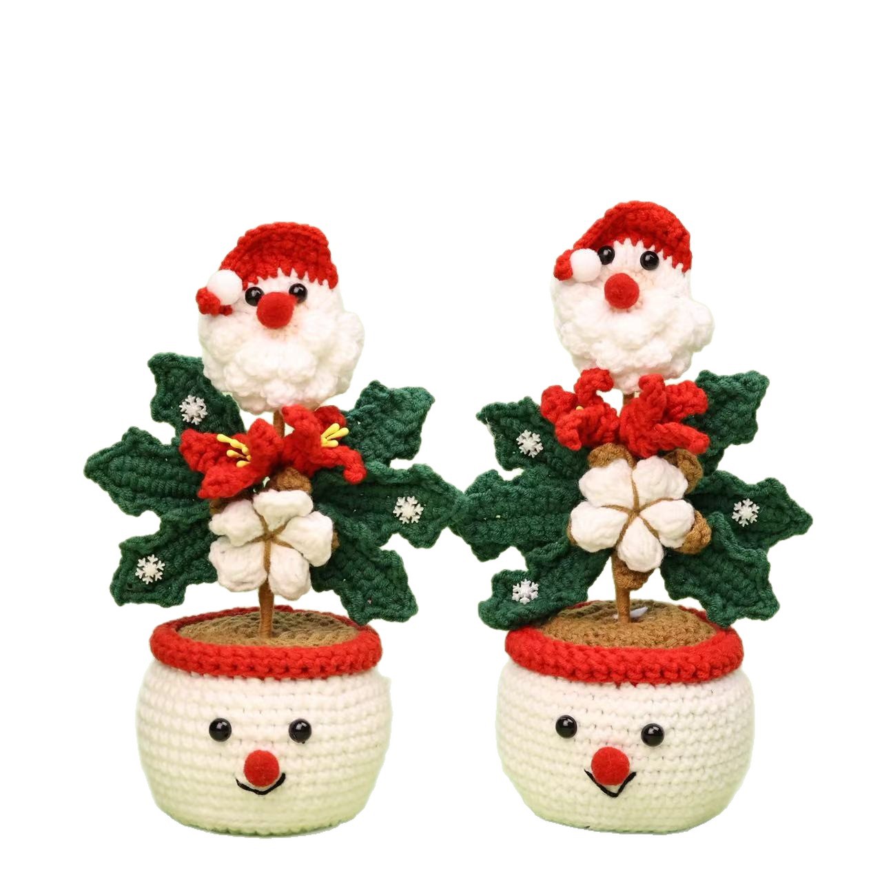 Santa Claus Potted Plant Ornament, picture 3 of 4