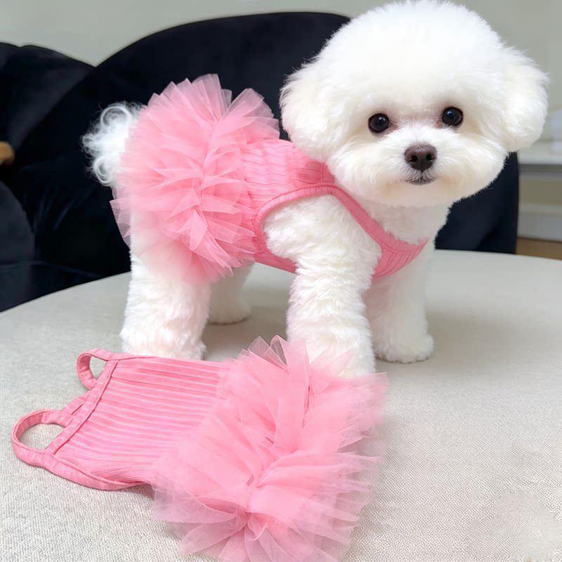 Vestido transpirable de diseño moderno para mascotas