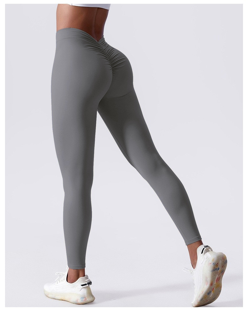 High-Waisted Athletic Fitness Pants, picture 8 of 9