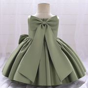 Birthday Dress Big Bow Flower Girl Wedding Dress Dress - Image 10