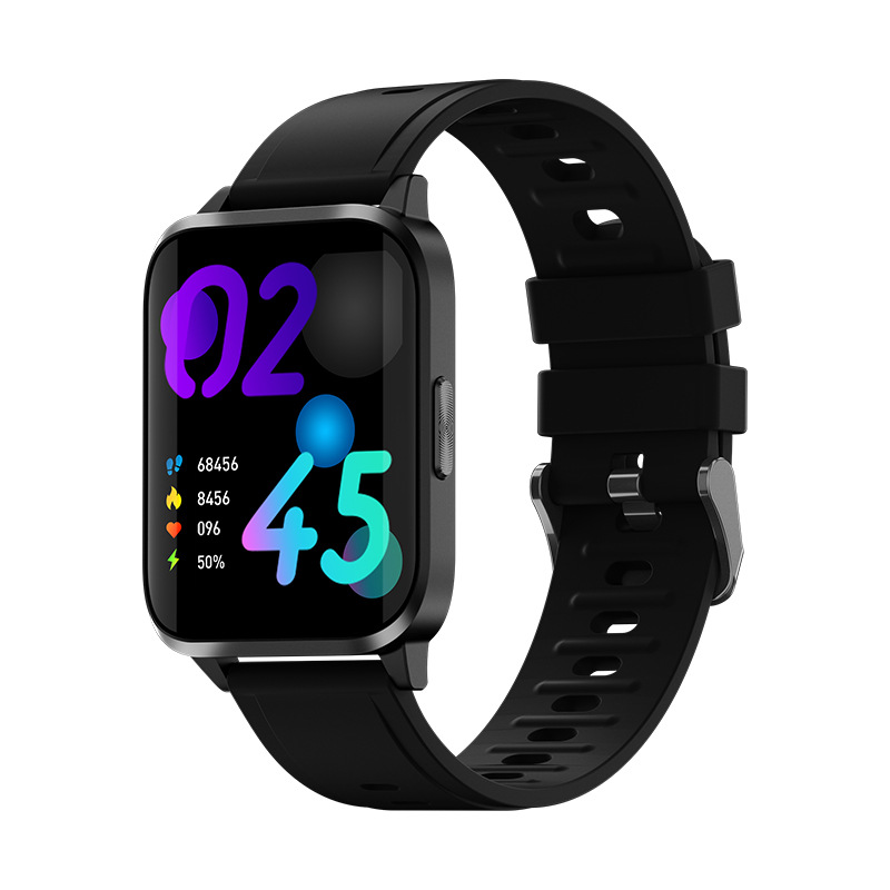 Black Silicone Strap