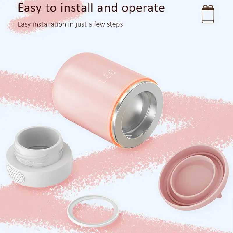 Intelligent Electric Heating Milk Warmer Wireless Portable Automatic Constant