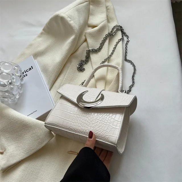 Retro Casual Crossbody Women's Fashion Shoulder Bag White - Shop at LoveMi