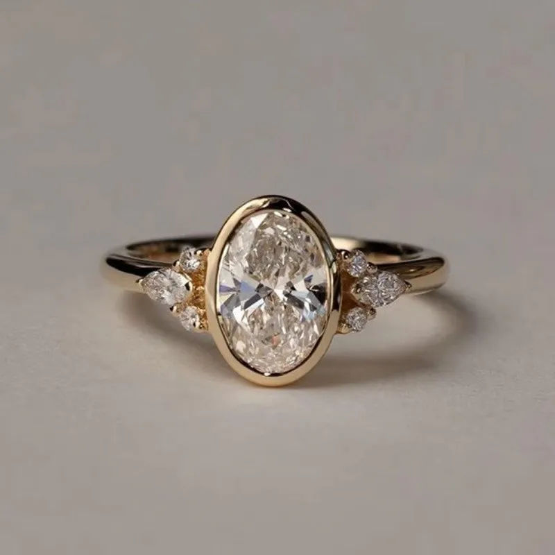 Retro, Light-luxury, Exquisitely Crafted, High-end Open Ring For The Index Finger - Yellow Gold