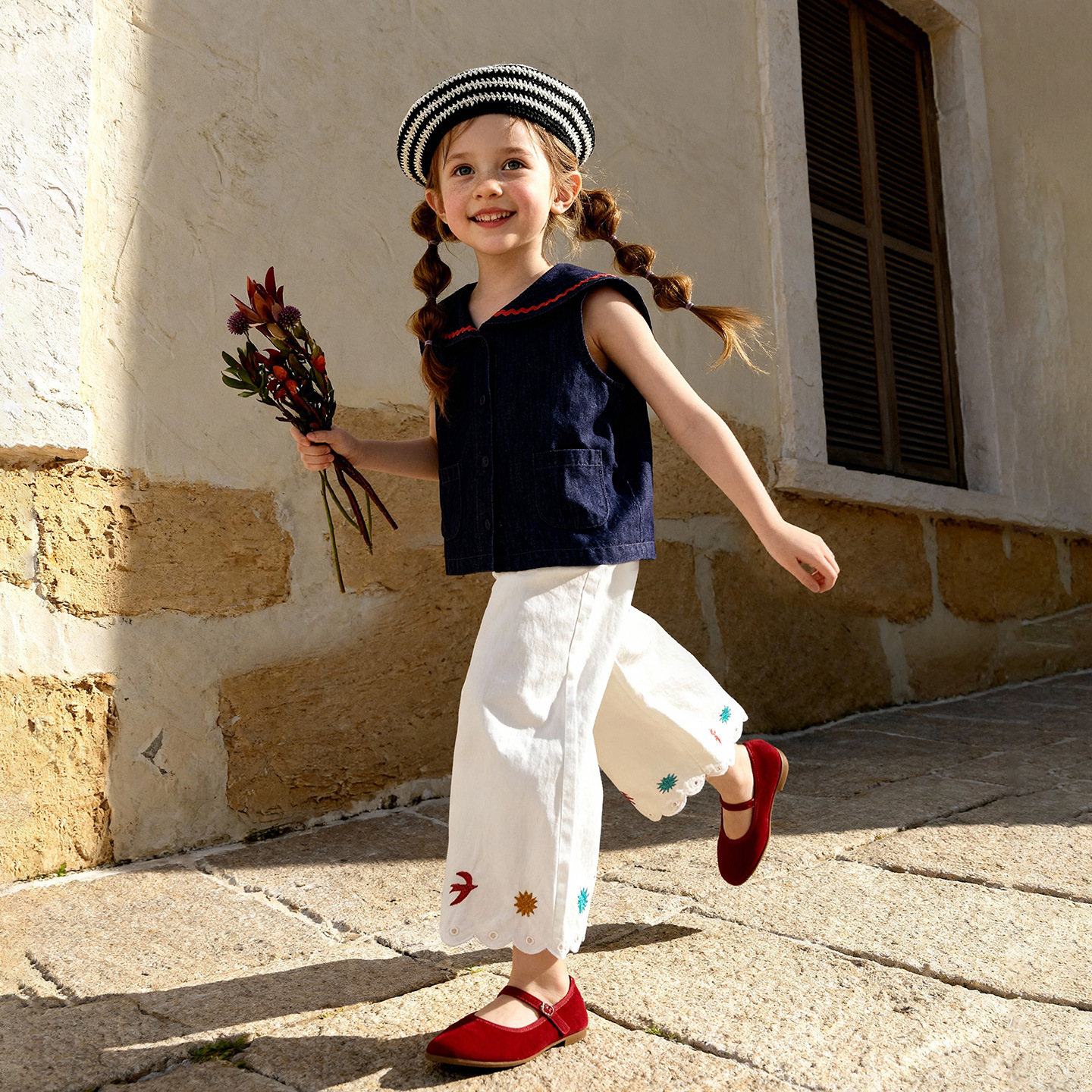 Sweet Casual Resort-style Vest And Pants