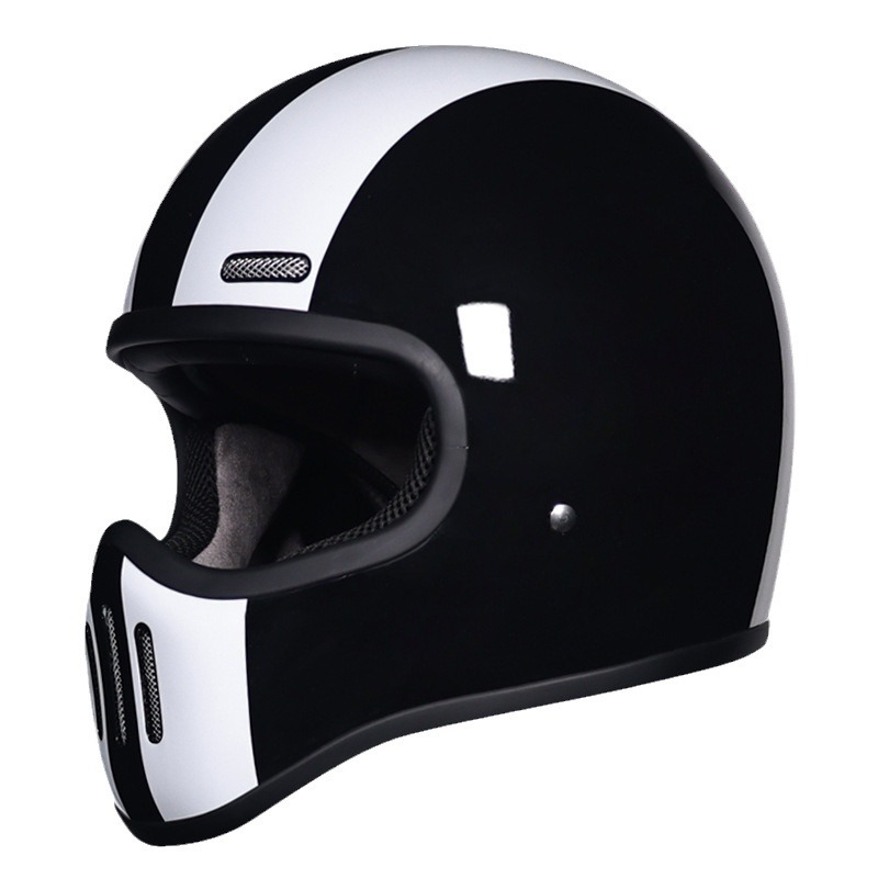 Small-shell Retro Helmet For Motorcycles, Cruisers, And Scooters