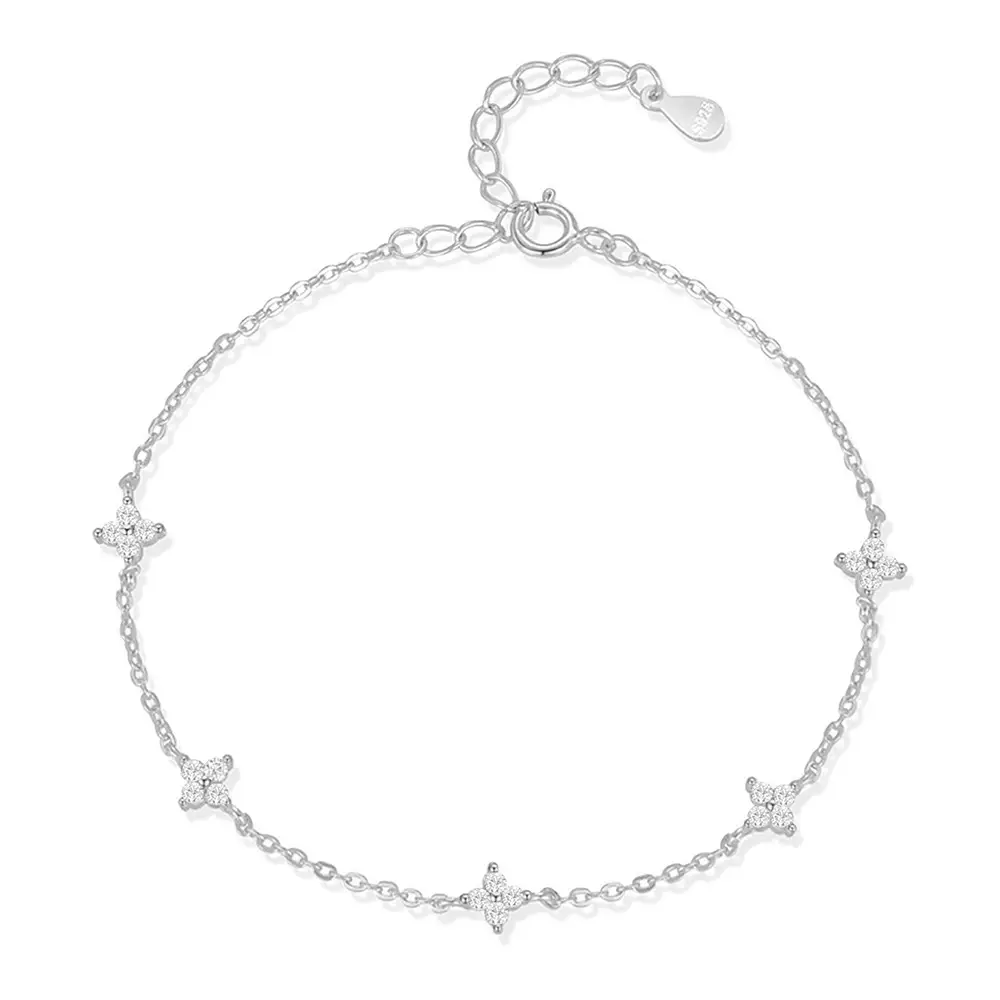 Diamond Flower Temperament Bracelet For Women