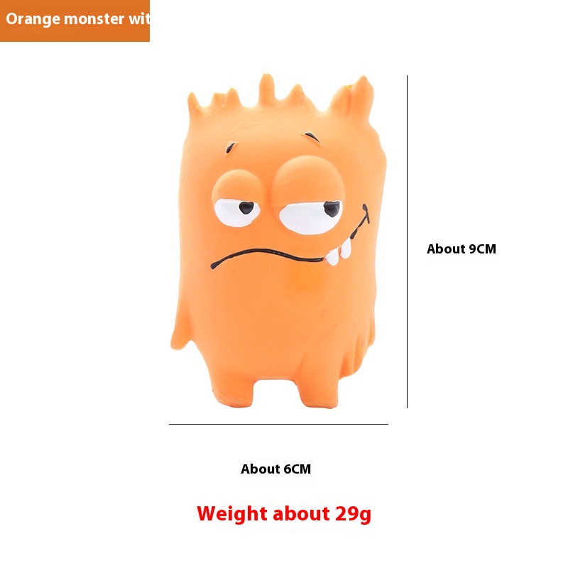 Orange Staring Monster