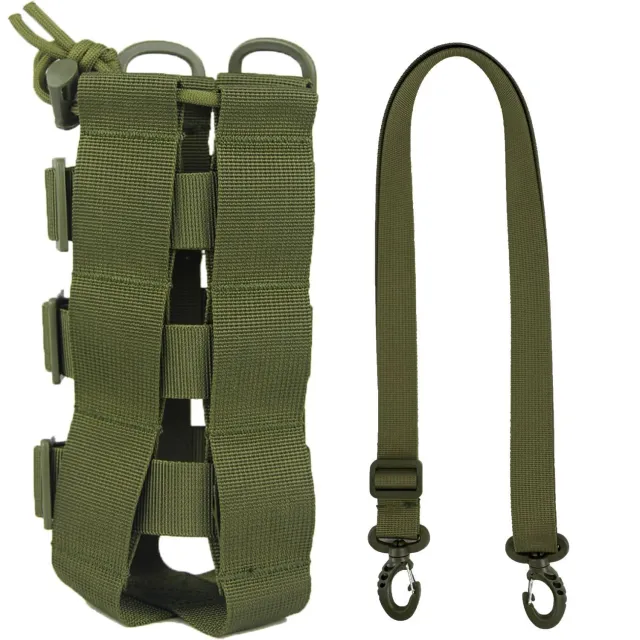 Adjustable Drawstring Water Cup Protective Cover Army Green Kettle Bag Suit - Shop at LoveMi