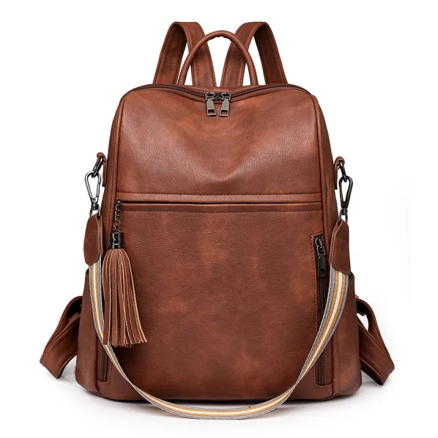 Multi functional Large Capacity Shoulder Messenger Bag Brown - Shop at LoveMi