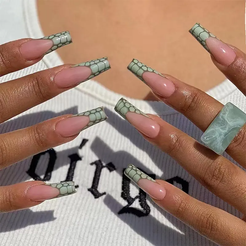 Nail Stickers French Art Texture Patch