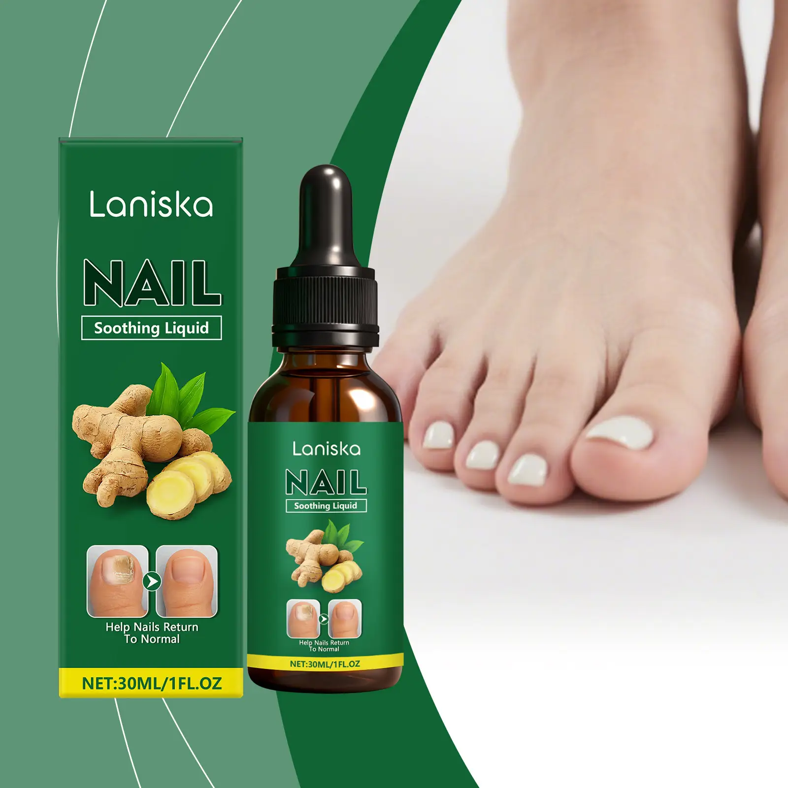 Ginger Nail Care Solution