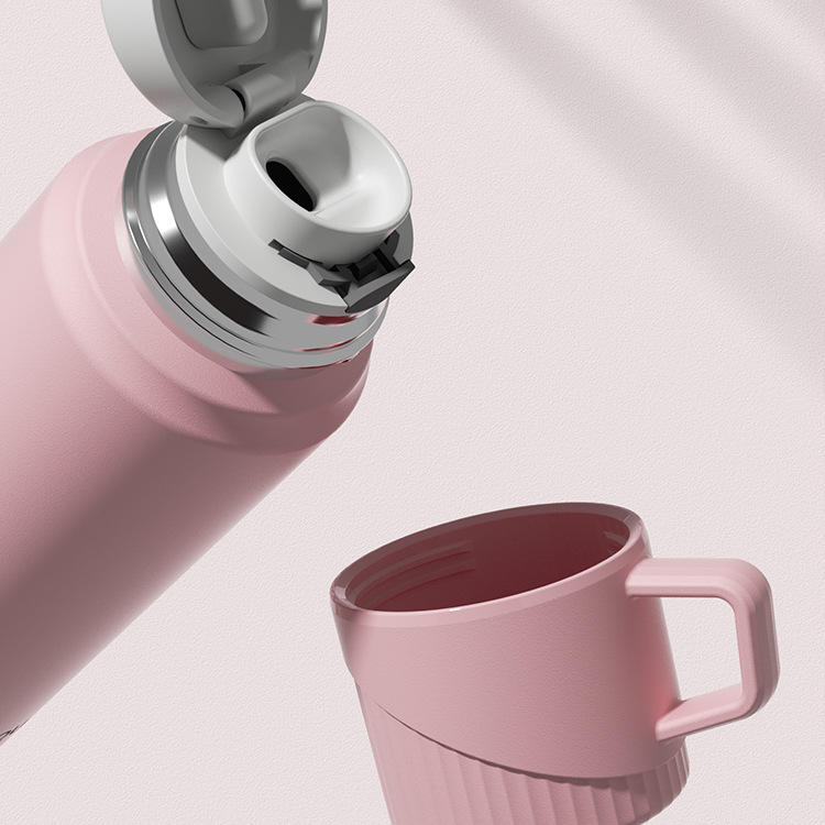 Simple 304 Stainless Steel Tea Water Separation Portable Insulation Cup - Image 1
