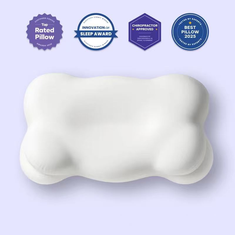 Cloud-shaped Pillow Core For Spinal And Cervical Support Designed For Side Sleepers
