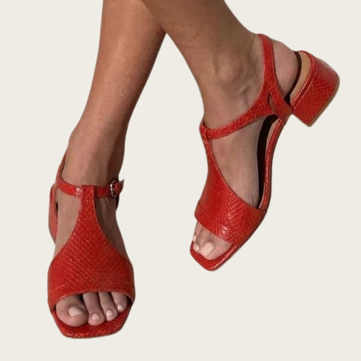 Square Toe Strap Sandals, picture 4 of 4