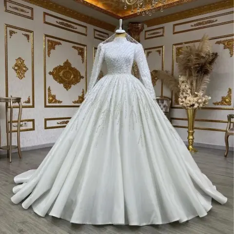 Bride Owner Wedding Dress Trailing Pettiskirt