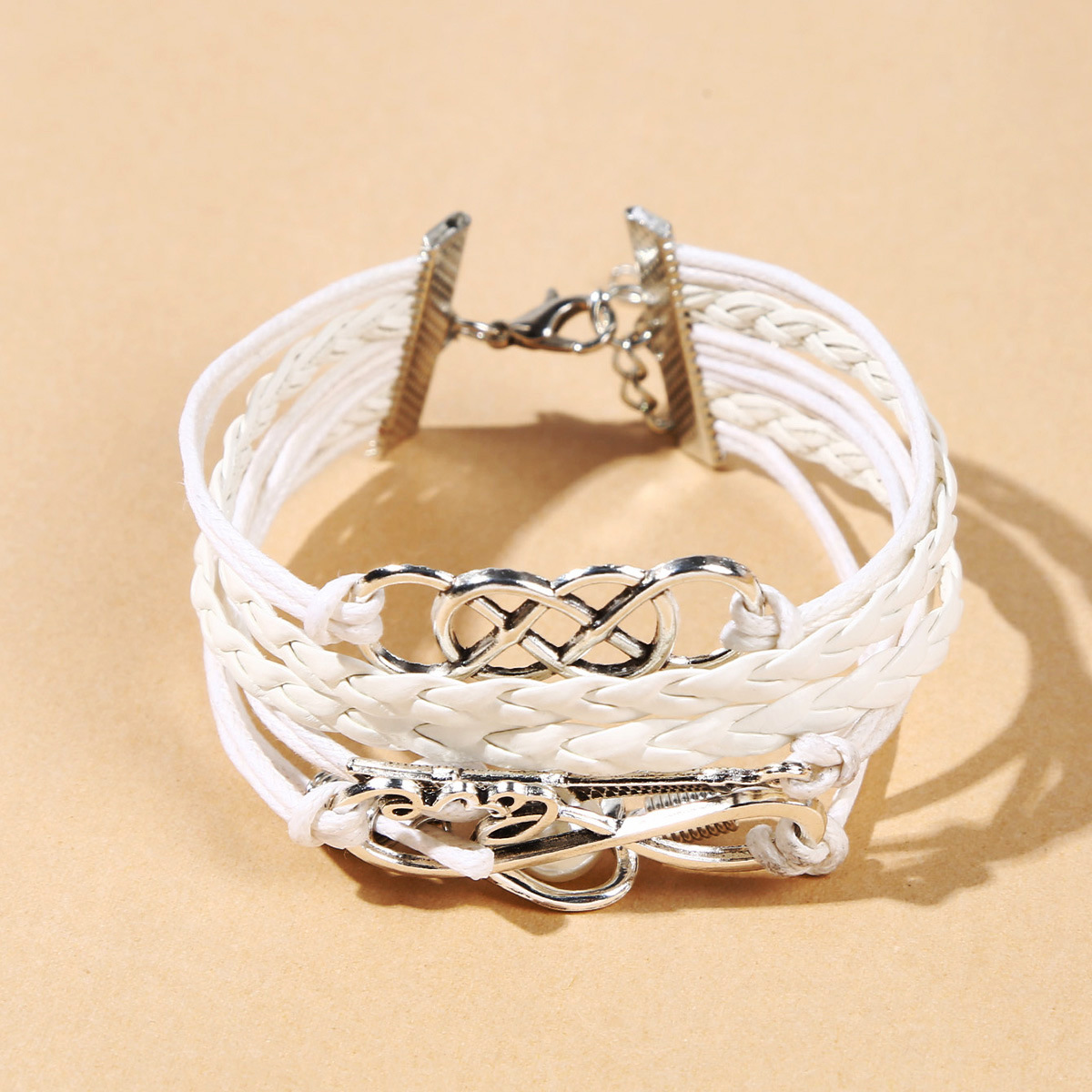 Title 2, European And American Hand-woven Bracelet Love ...