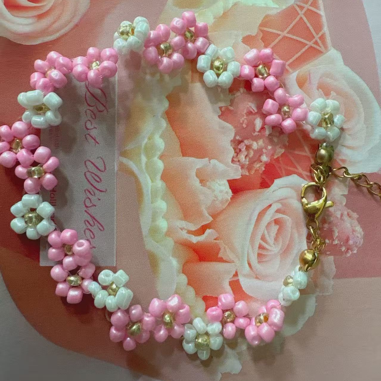Bohemian-style Colorful Rice-bead Bracelet