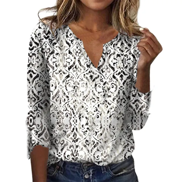 Summer Women's Fashion Gradient Printing Loose T shit G107Z250 - Shop at LoveMi