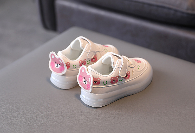 Title 6, Baby soft-soled white shoes for children, comfo...