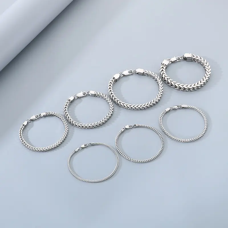 High-end Stainless Steel Double-sided Chain Bracelet