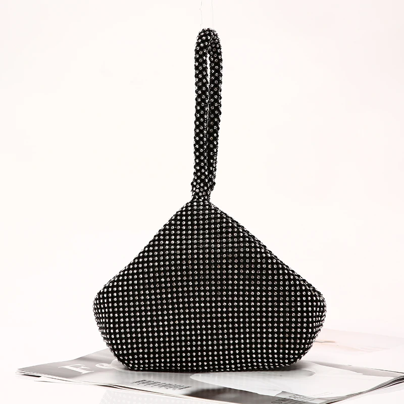 Title 3, Bolsa Clutch feminina para banquetes com diaman...