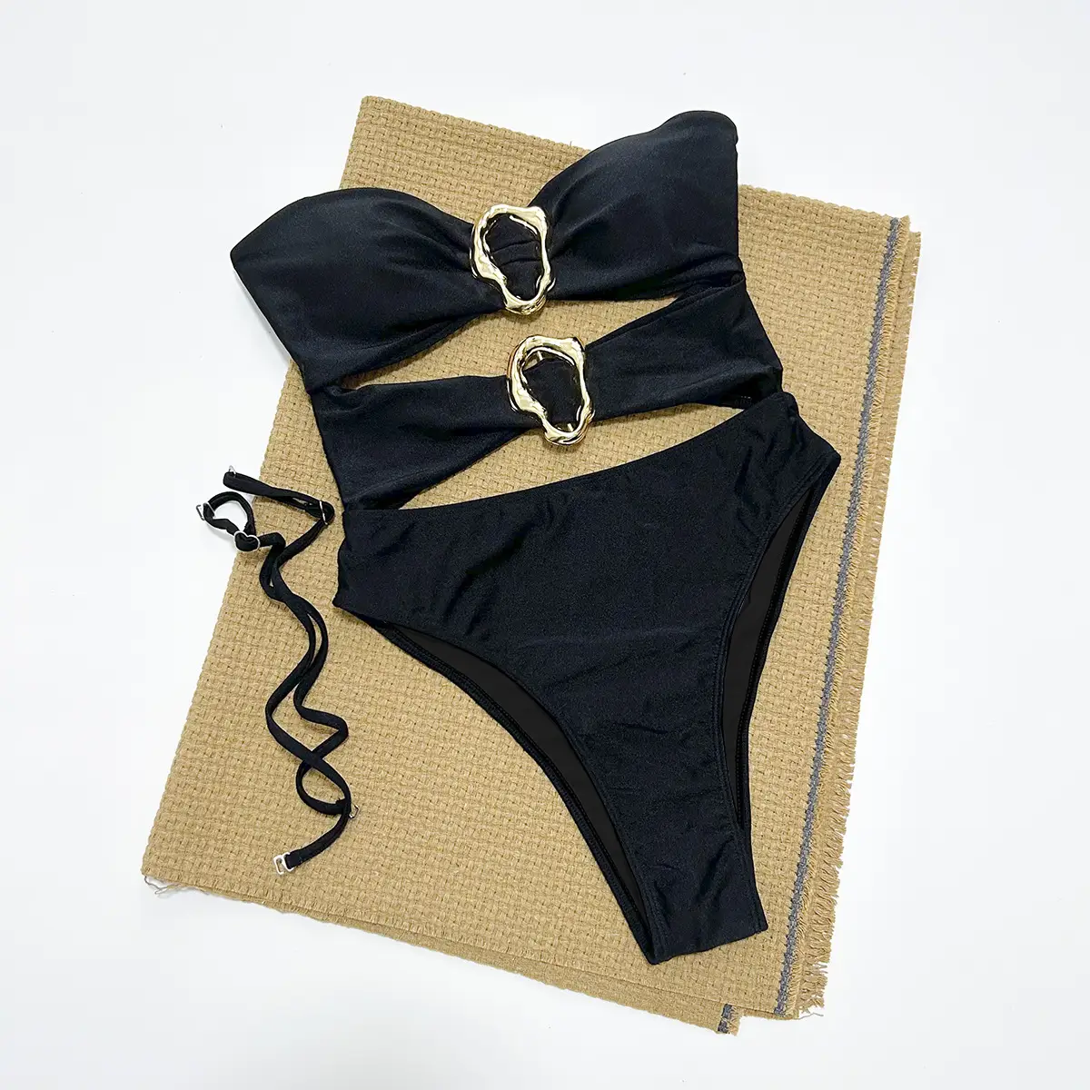 One-piece Swimsuit Sexy Bikini Women's Solid Color