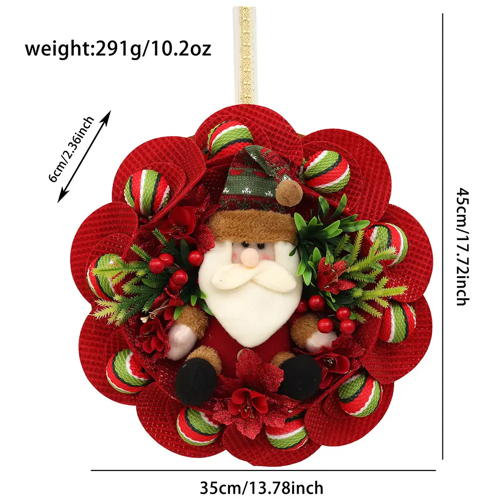 Old Man Snowman Wall Hanging Yard Decoration