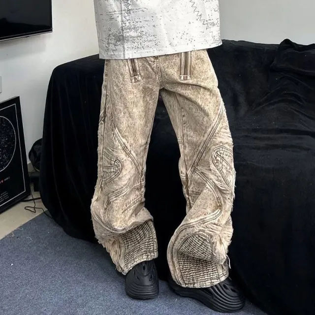 Women's Loose And Versatile American Floor Bending Knife Pants Wide Leg Pants - Shop at LoveMi