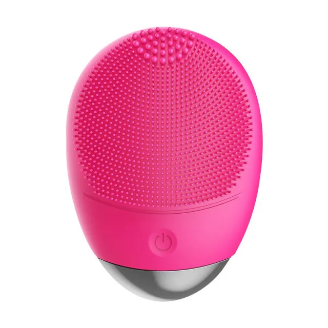 Electric Beauty Import Silicone Gel Cleansing System Rechargeable Rose Red - Shop at LoveMi
