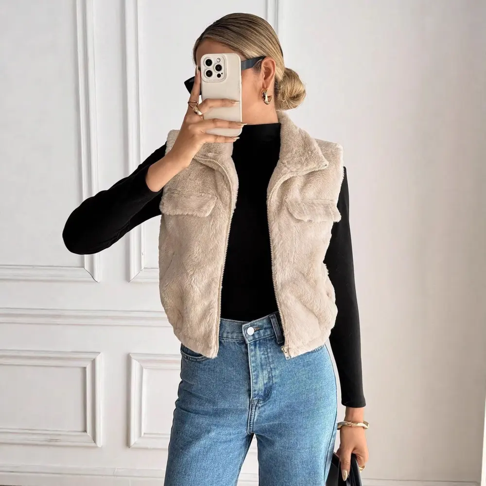 Stylish and Minimalist Short Vest for Women