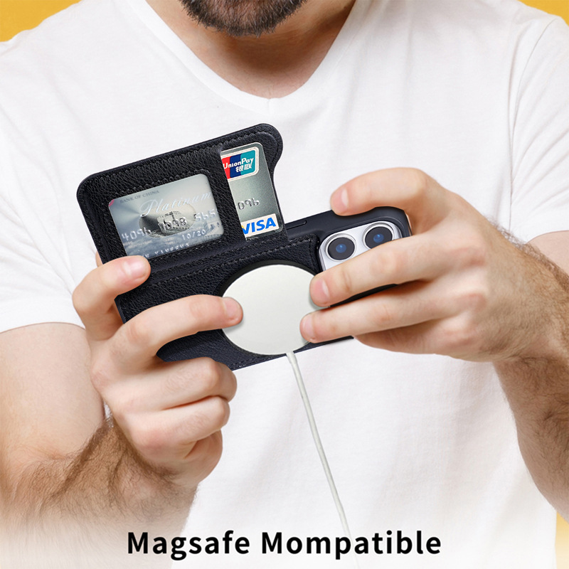 Creative Home Magnetic Leather Phone Case