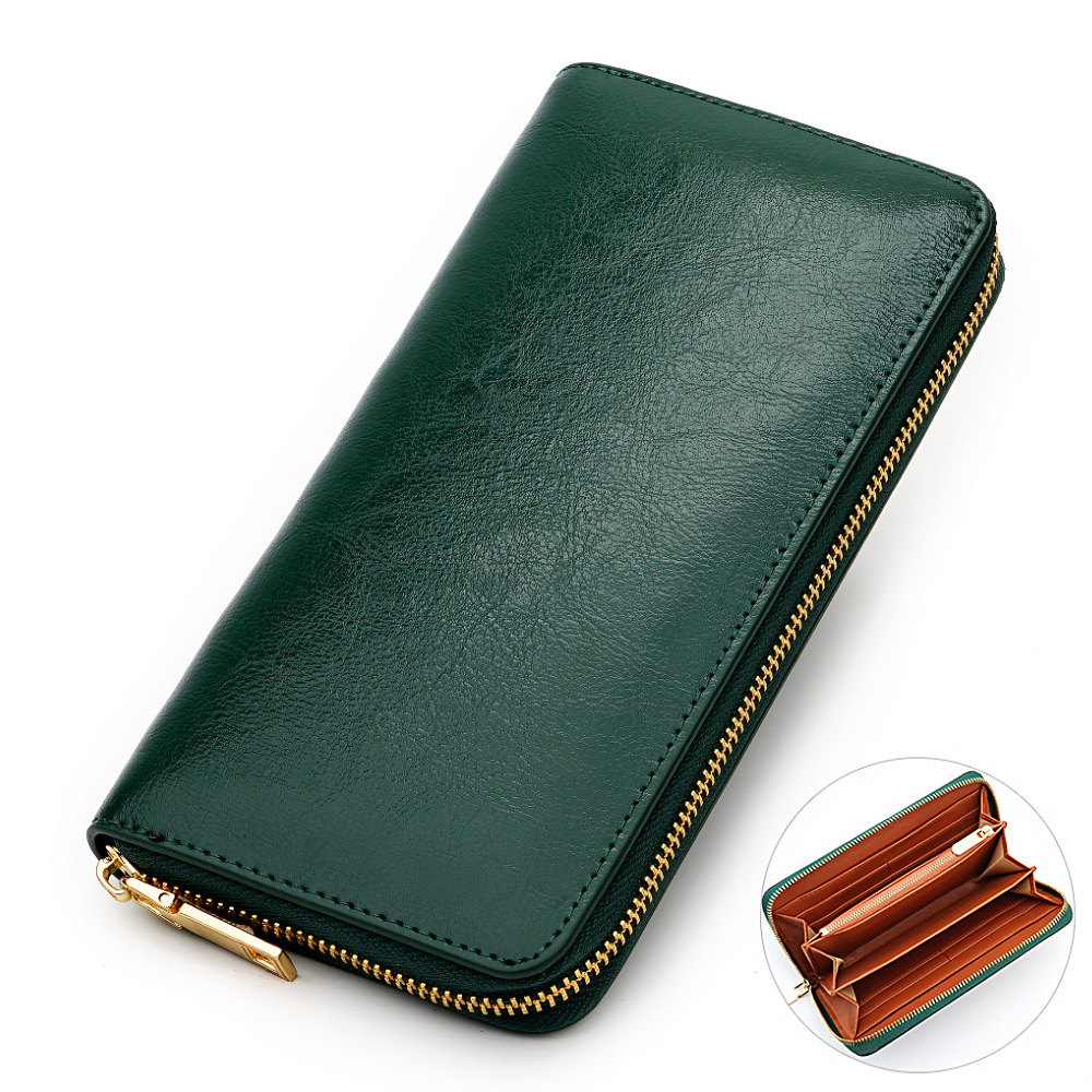 Womens Fashionable High-Capacity Zipper Wallet, picture 9 of 12