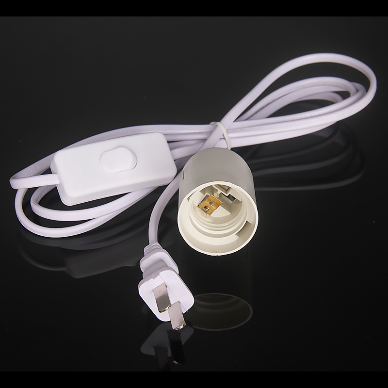 Plug Wire Two-core Power Cord Screw Base Lamp Holder