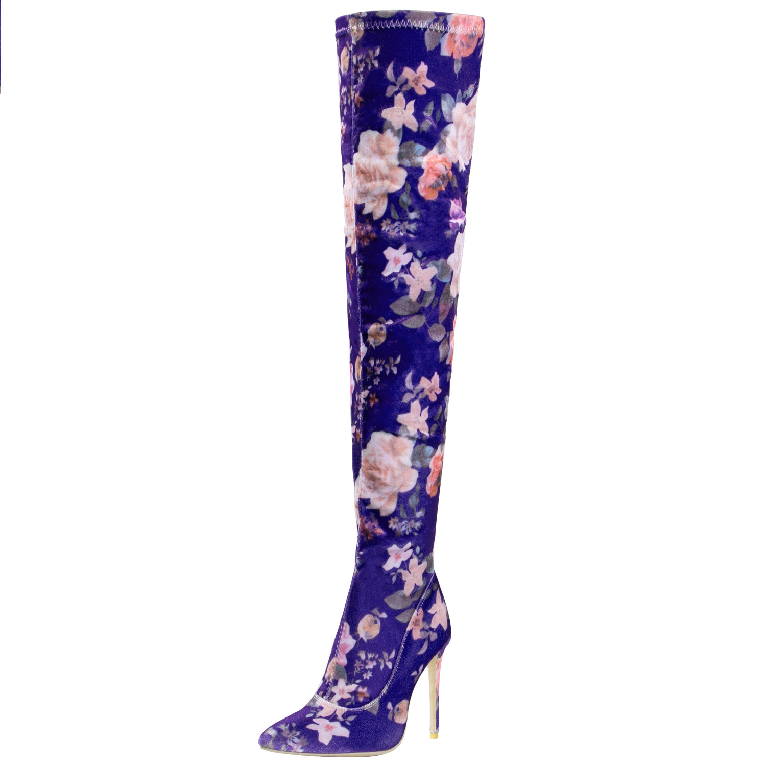 Title 3, New Ethnic Print High-top Stiletto Women