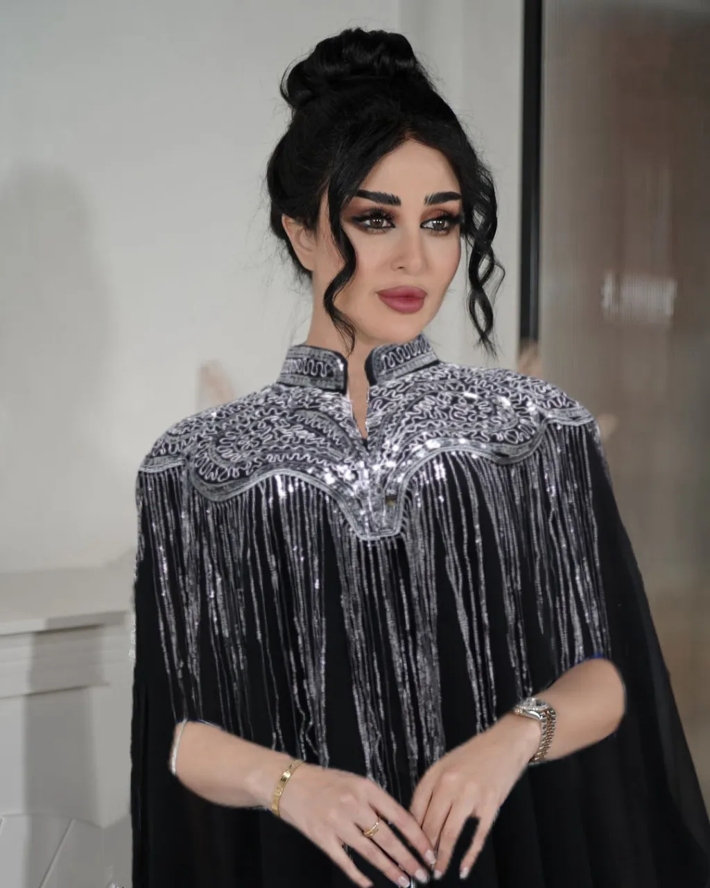 Fashion Dress Robe Ethnic Clothes Women - Black