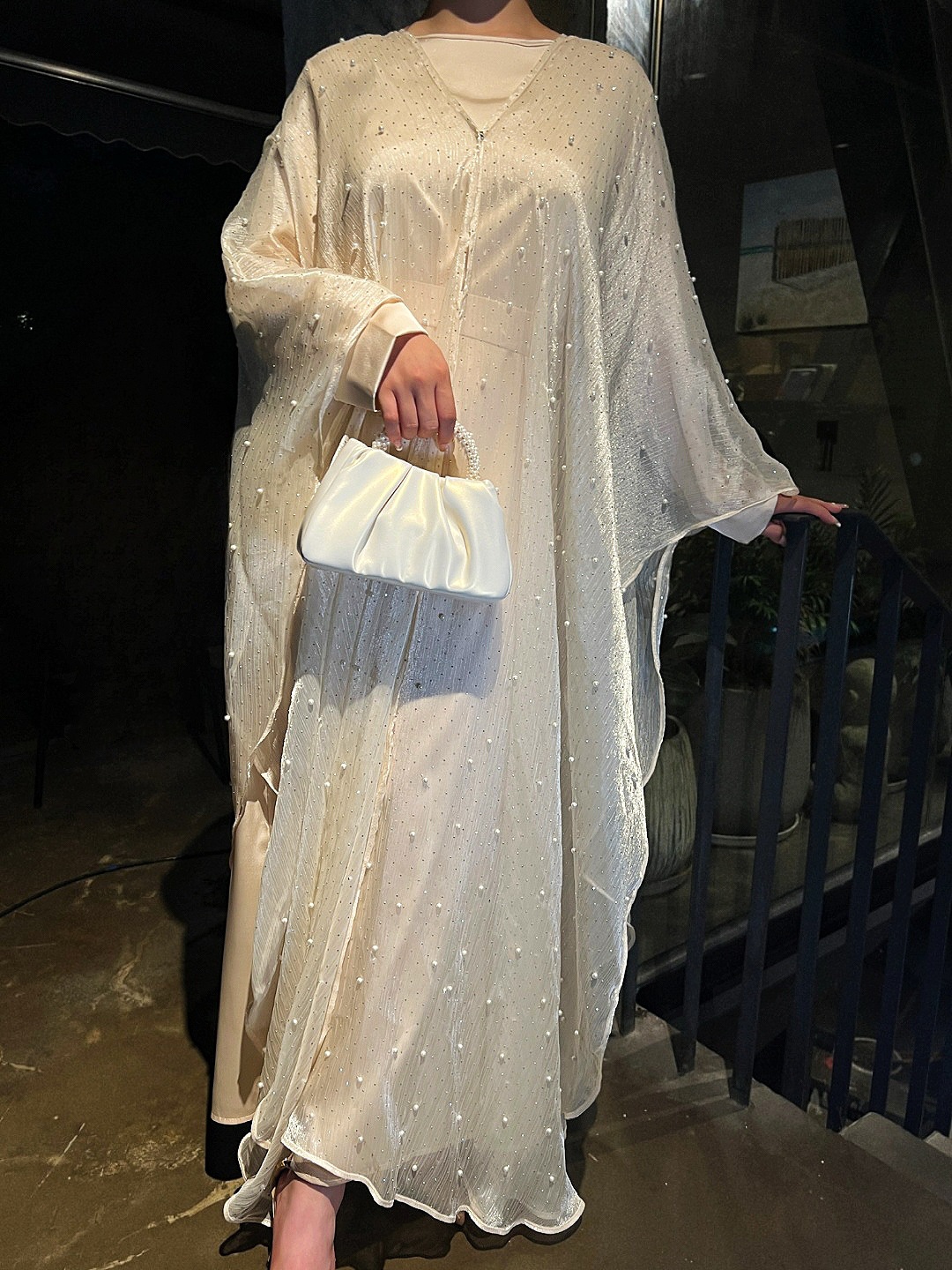 Pearl Starry Sky Skirt Elegant Dress