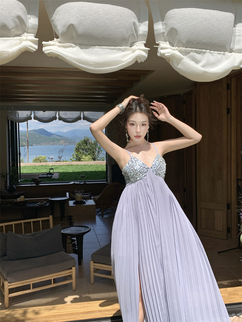 Affordable Luxury Haute Couture Beaded And Sequined Strap Dress For Women 30df1bcd 94fa 439f A3d4 93e0f5a386b6