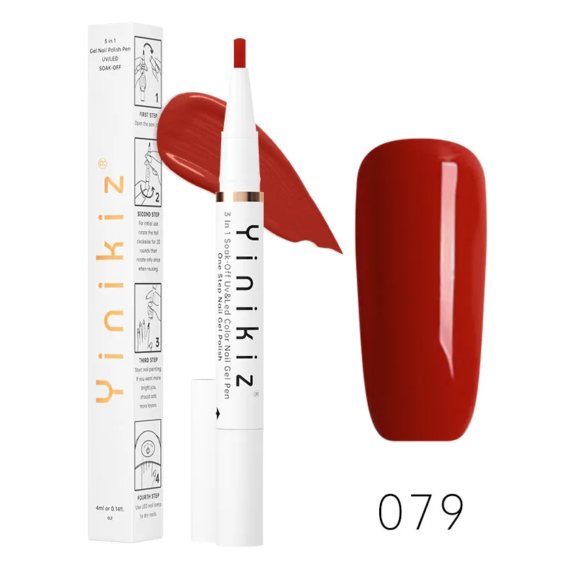 One-Step Glue Lazy Pen White Three-in-one UV Polish Convenient And Fast Beginner Manicure - G207 079