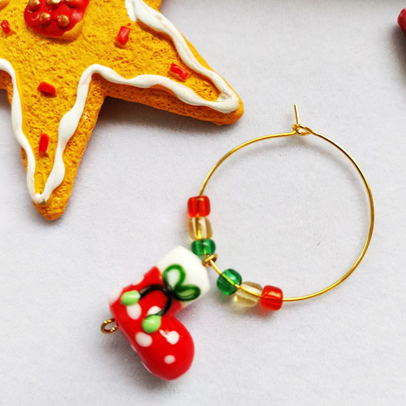 Alloy Christmas Wine Glass Pendant, picture 7 of 12