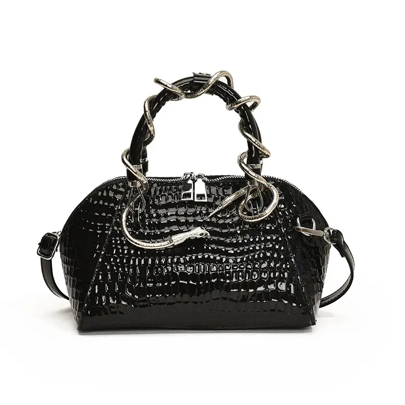 European And American Fashion Stone Pattern Personality Retro Easy Matching Portable Crossbody Shell Bag