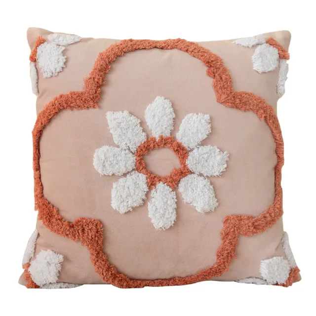 Nordic Cushion Three dimensional Tufted Bed & Breakfast Pillowcase Diamond Flower - Shop at LoveMi