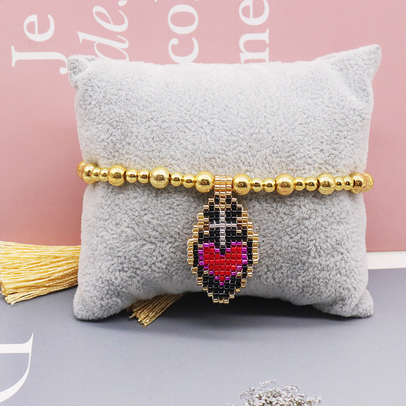 Fashion Hand-woven Heart Bracelet Tassel Simple