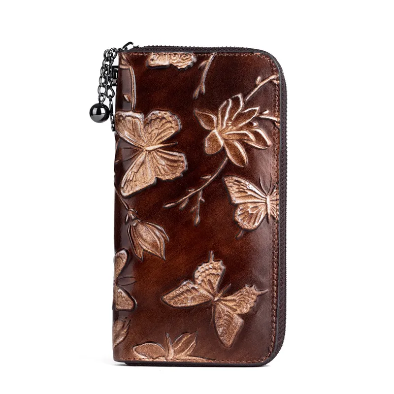 Women's Fashion Personality Vintage Clutch - Coffee