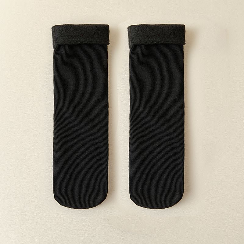 Fleece-lined Warm Elderly Winter Men Room Socks - Image 1