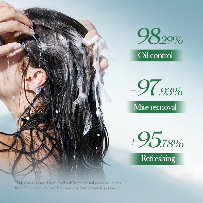 Garlic Mite-Removal Soothing Shampoo For Deep Cleansing