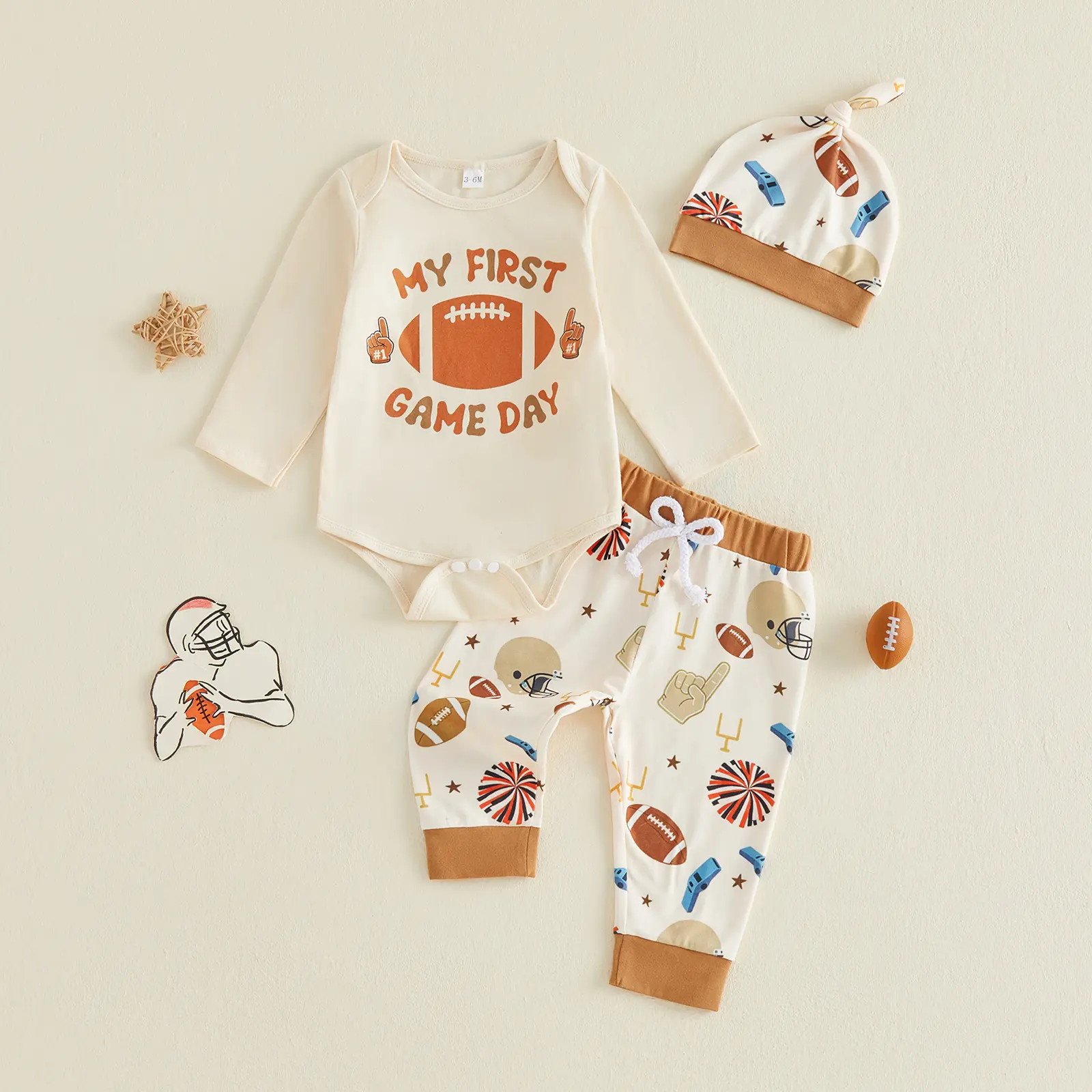 Infant And Toddler Cotton Long-sleeve T-shirt